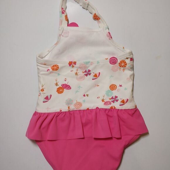 Janie and Jack Baby Girl Swimsuit 3 to 6m - Picture 2 of 2